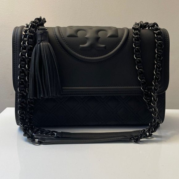 💖NEW💖Tory Burch+Fleming Matte+ satchel/crossbody bag - Picture 1 of 7